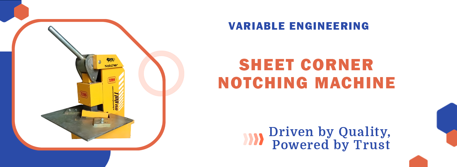 6 sheet corner notching machine